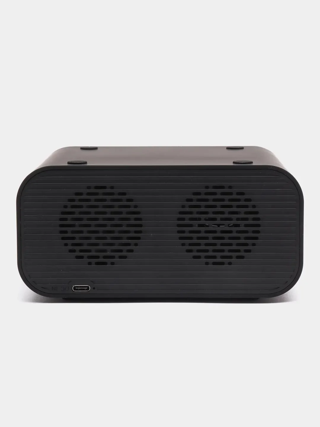 Белый настольные электронные часы, с Bluetooth-колонкой, беспроводная зарядка, будильник, радио