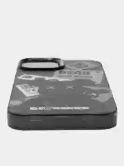 Темно-синий чехол для iPhone 11, 13, 14, 15, Pro, Max, чехол на айфон силиконовый с принтом KAWS, Karl
