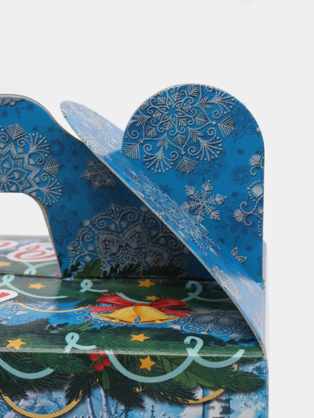 Аметистовый новогодняя коробка, складывающаяся, для подарков. 180 х 65 х 100 мм, 160 х 80 х 65 мм