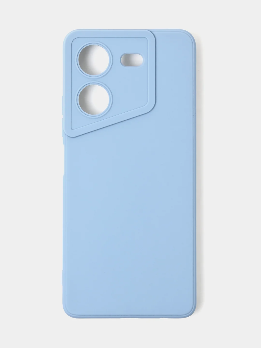 Голубой чехол для Tecno Pova 5 (4G), цветной, матовый, с защитой камеры
