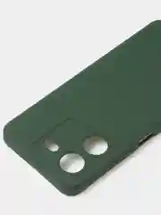 Зеленый чехол для Tecno Pova 5 (4G), цветной, матовый, с защитой камеры