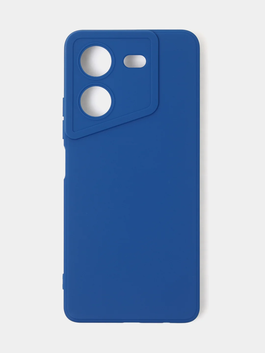 Синий чехол для Tecno Pova 5 (4G), цветной, матовый, с защитой камеры