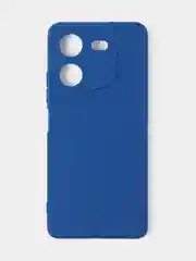Синий чехол для Tecno Pova 5 (4G), цветной, матовый, с защитой камеры