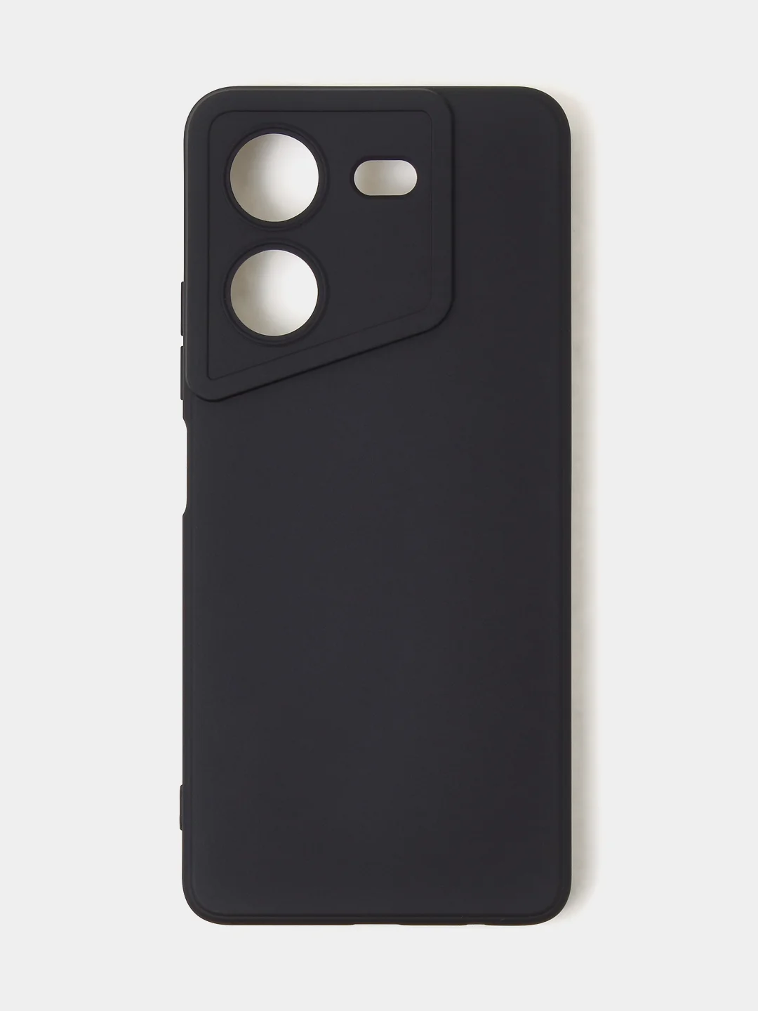 Черный чехол для Tecno Pova 5 (4G), цветной, матовый, с защитой камеры