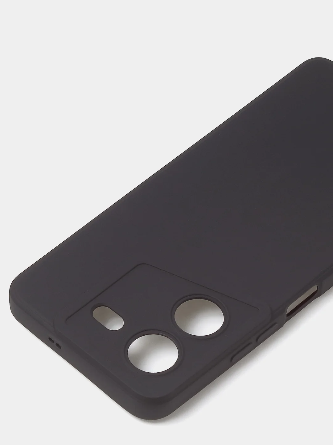 Черный чехол для Tecno Pova 5 (4G), цветной, матовый, с защитой камеры