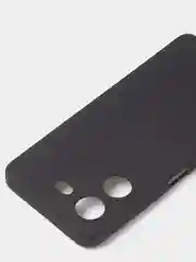 Черный чехол для Tecno Pova 5 (4G), цветной, матовый, с защитой камеры