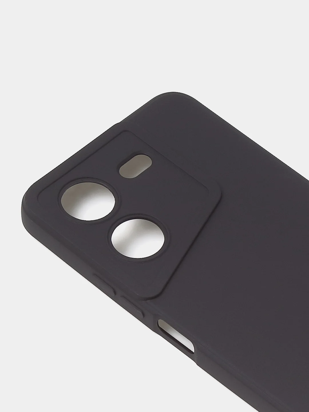 Черный чехол для Tecno Pova 5 (4G), цветной, матовый, с защитой камеры