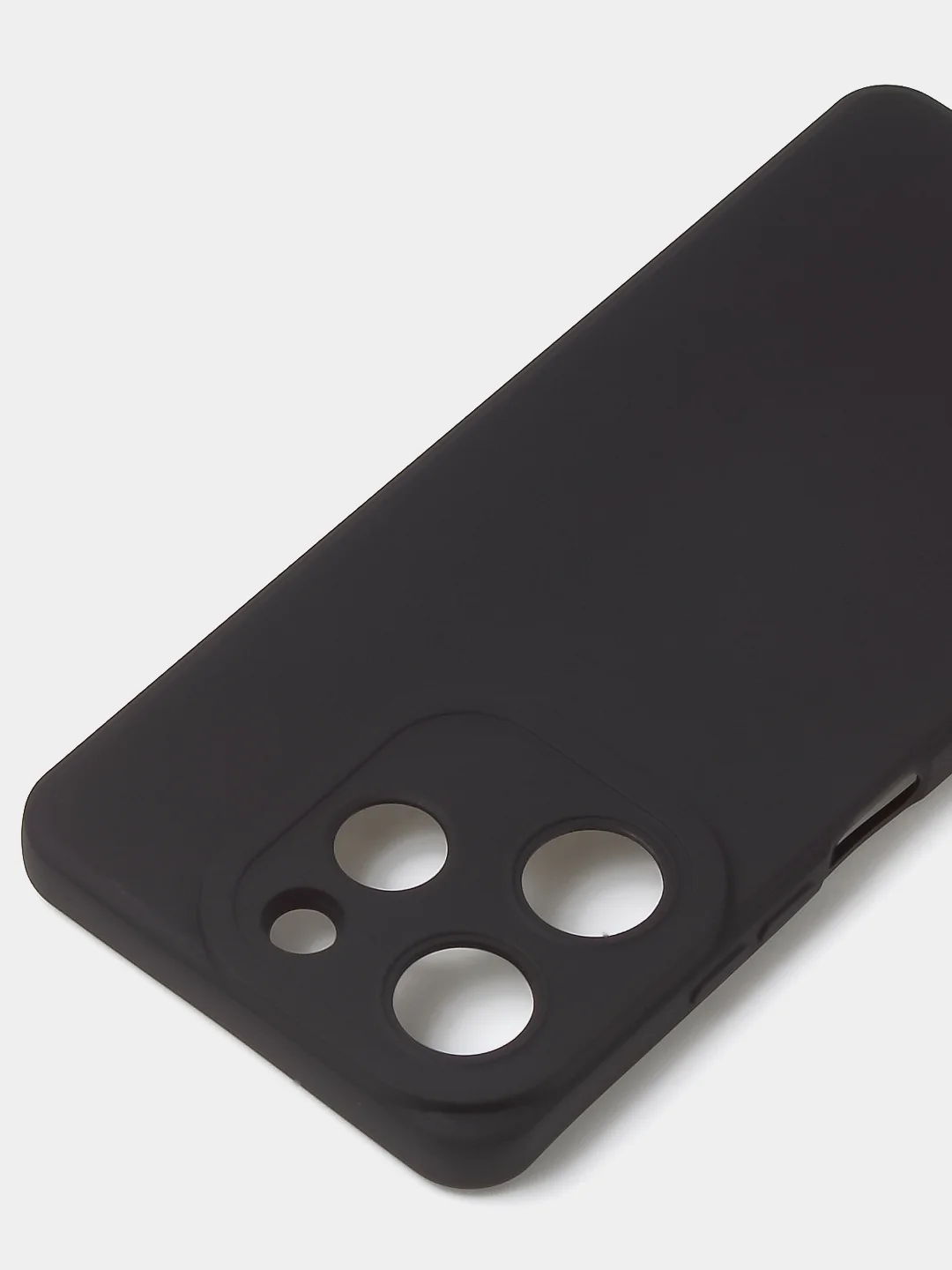 Черный чехол для Tecno Spark 10 Pro цветной матовый с дополнительной защитой камеры