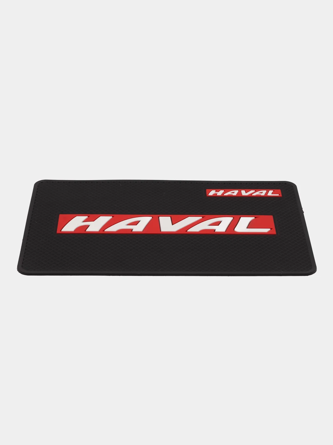 Красный противоскользящий коврик на панель, с логотипом автомобиля HAVAL