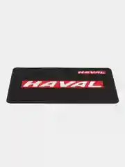 Красный противоскользящий коврик на панель, с логотипом автомобиля HAVAL