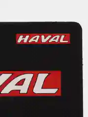 Красный противоскользящий коврик на панель, с логотипом автомобиля HAVAL