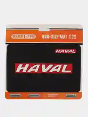 Красный противоскользящий коврик на панель, с логотипом автомобиля HAVAL
