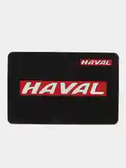 Красный противоскользящий коврик на панель, с логотипом автомобиля HAVAL