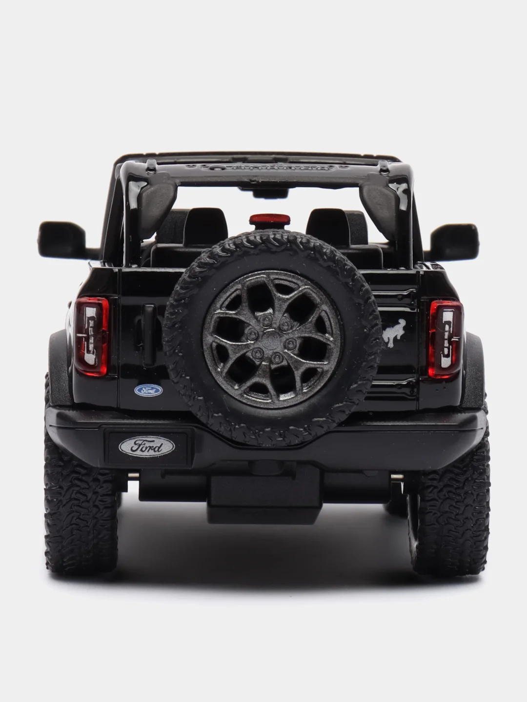 Черный машинка металлическая Kinsmart 1:34 2022 Ford Bronco (Open Top) KT5438DA