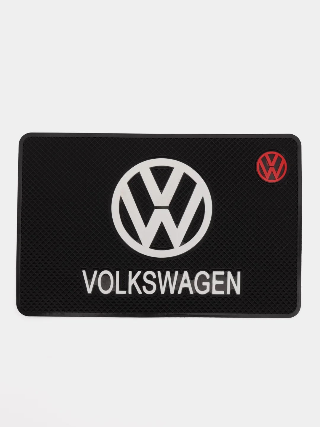 Белый противоскользящий коврик на панель с логотипом автомобиля, не липкий, Volkswagen