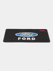Синий противоскользящий коврик на панель, с логотипом автомобиля (не липкий)  Ford