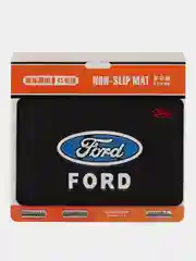 Синий противоскользящий коврик на панель, с логотипом автомобиля (не липкий)  Ford