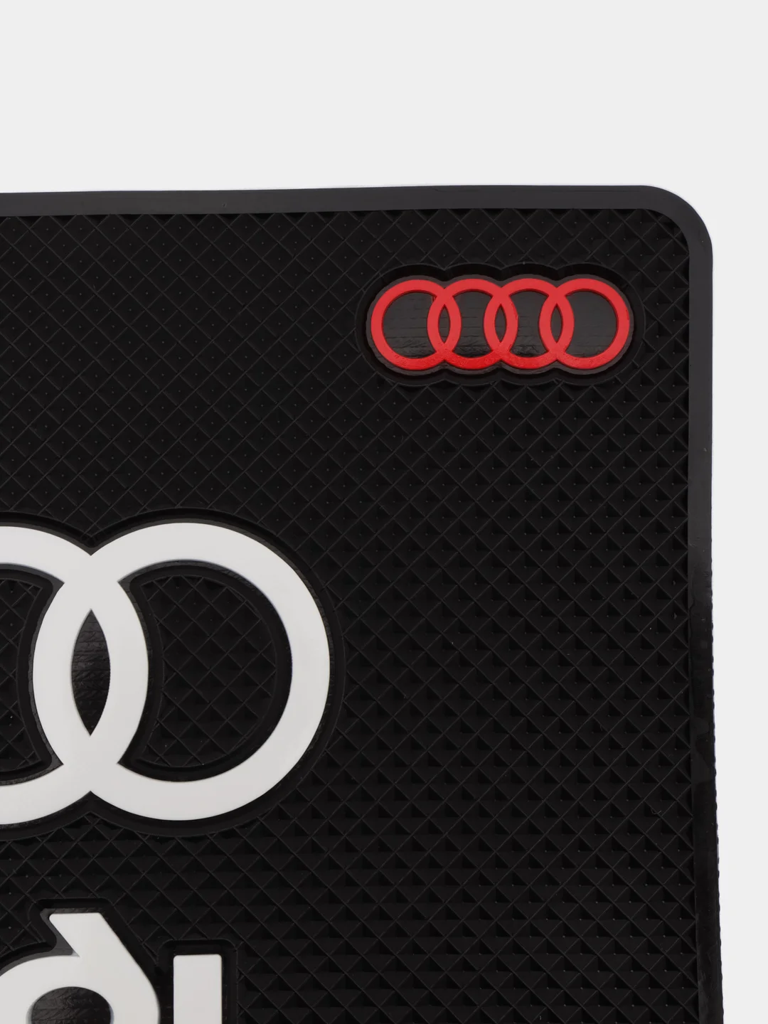Белый противоскользящий коврик на панель с логотипом автомобиля, не липкий, Audi