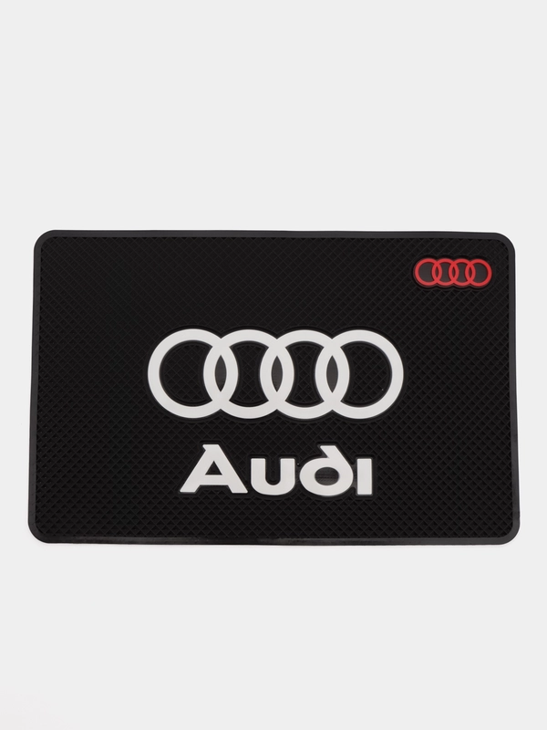 Противоскользящий коврик на панель с логотипом автомобиля, не липкий, Audi