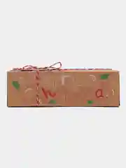 Красный коробка подарочная для конфет новогодняя