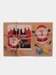 Красный коробка подарочная для конфет новогодняя