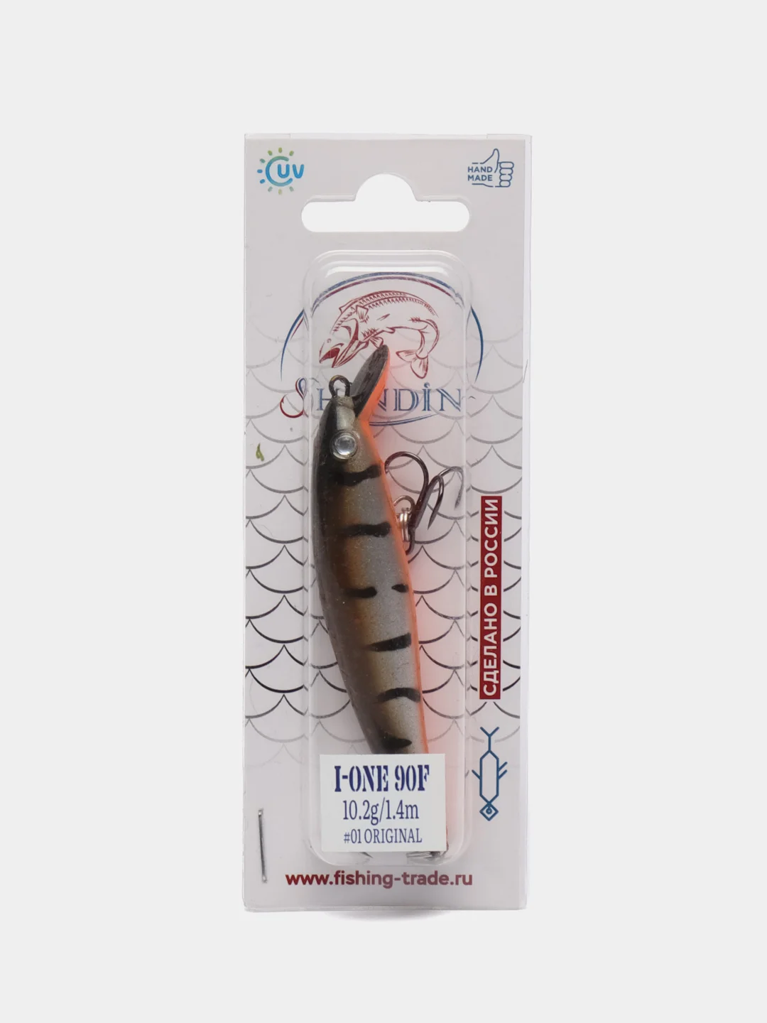 Воблер Shindin I-One 90F (90 mm/10,2 g/1,4 m), #01 original