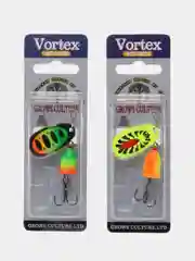 Комплект блесен вращалок "Vortex" Grows Culture, 9,4 г, цвет: 1 и 2