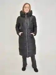 Пуховик женский, удлиненный