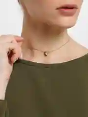 Золотой цепочка с кулоном Сердце