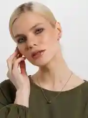 Серебряный цепочка с сердцем, женская