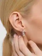 Серьги с фианитами / Серьги дорожки