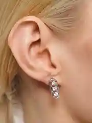 Серьги с фианитами / Серьги дорожки