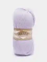 Лавандовый пряжа Alize "Angora Gold", 20% шерсть, 80% акрил, 100 г, 550 м, 1 штука