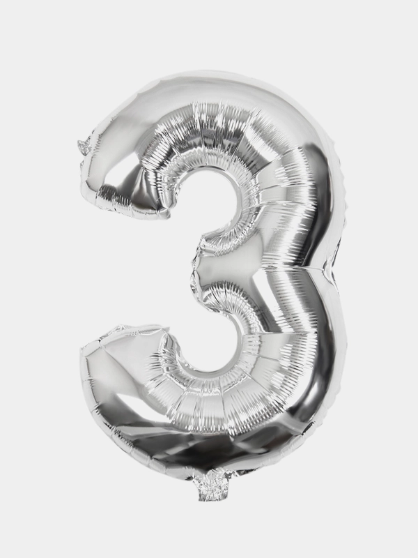 Набор 10 латексных шаров + цифра, фольга, 70 см