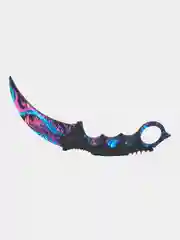 Багровый нож-керамбит деревянный CS:GO "Скоростной Зверь"