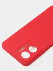 Красный чехол для Huawei Honor X7A Plus /Honor X7A цветной матовый с дополнительной защитой камеры