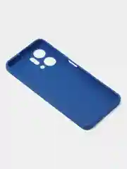 Синий чехол для Huawei Honor X7A Plus /Honor X7A цветной матовый с дополнительной защитой камеры