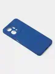 Синий чехол для Huawei Honor X7A Plus /Honor X7A цветной матовый с дополнительной защитой камеры