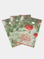 Красный новогодний пакет "С Новым Годом", 20 х 30 см, 3 шт / 5 шт