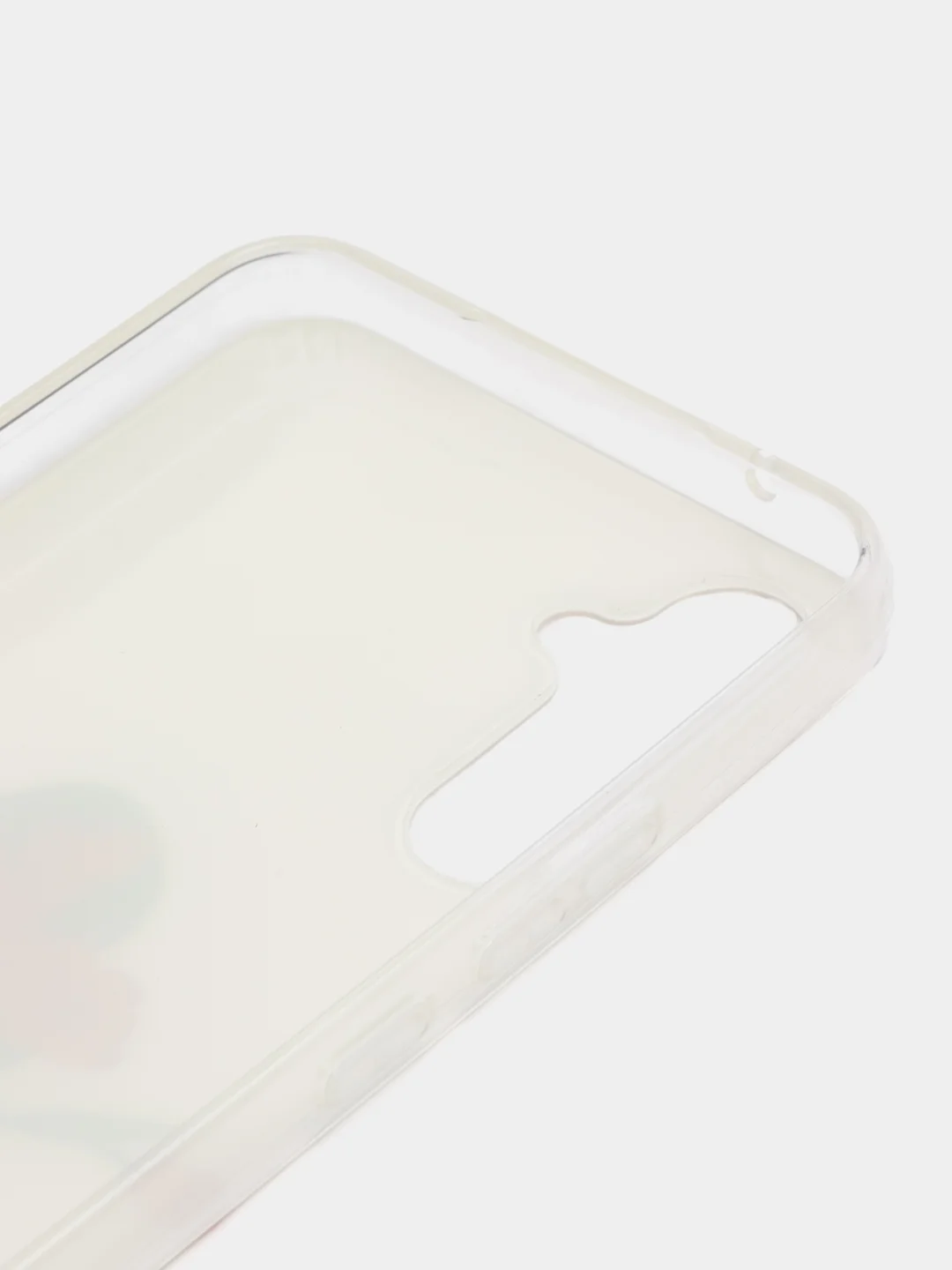 Кремовый чехол для Samsung Galaxy A34 / Самсунг Галакси А34, силиконовый, с рисунком