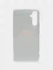 Тёмно-коричневый чехол для Samsung Galaxy A34 / Самсунг Галакси А34, силиконовый, с рисунком