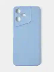 Голубой чехол для Tecno Pova Neo 3, цветной, матовый, с дополнительной защитой камеры