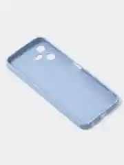 Голубой чехол для Tecno Pova Neo 3, цветной, матовый, с дополнительной защитой камеры