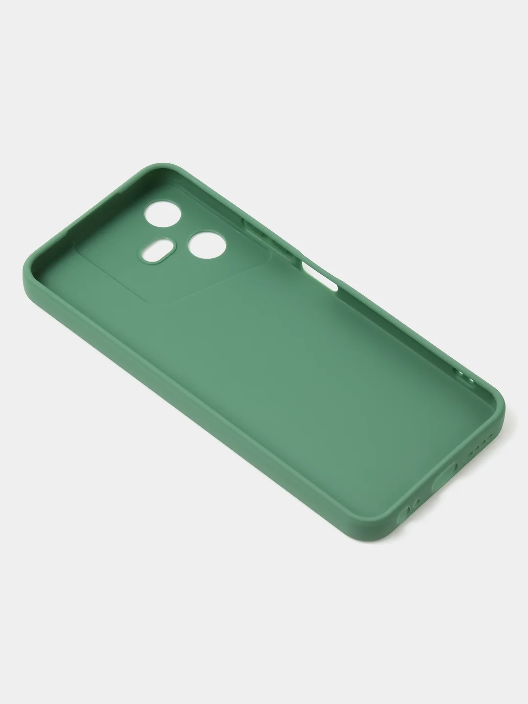 Зеленый чехол для Tecno Pova Neo 3, цветной, матовый, с дополнительной защитой камеры