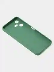 Зеленый чехол для Tecno Pova Neo 3, цветной, матовый, с дополнительной защитой камеры