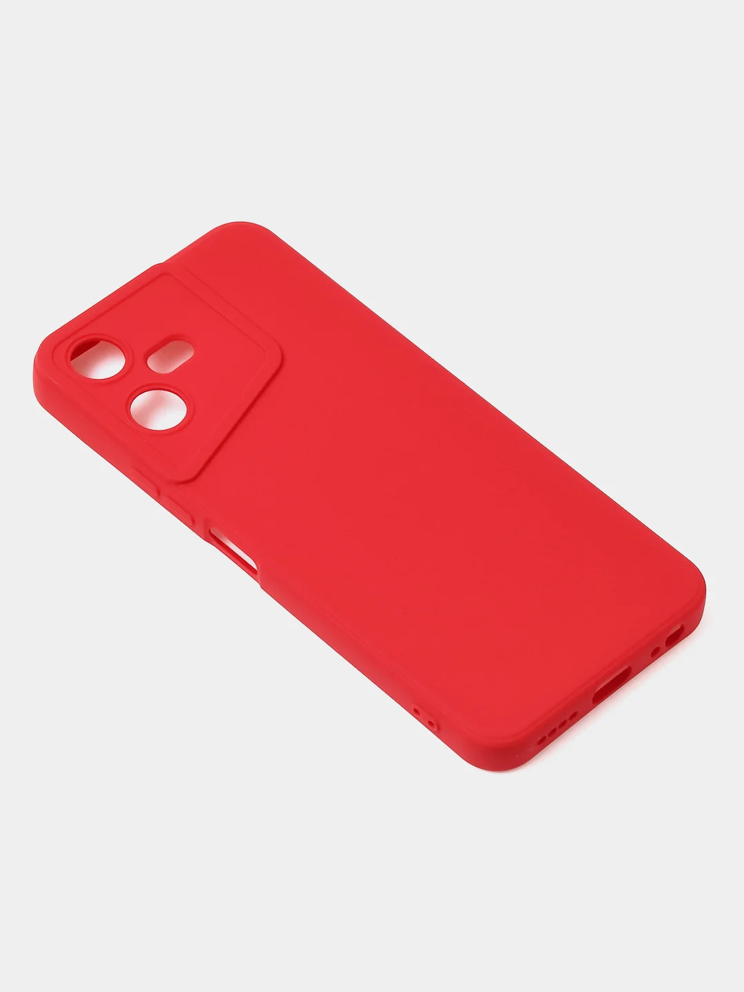 Красный чехол для Tecno Pova Neo 3, цветной, матовый, с дополнительной защитой камеры