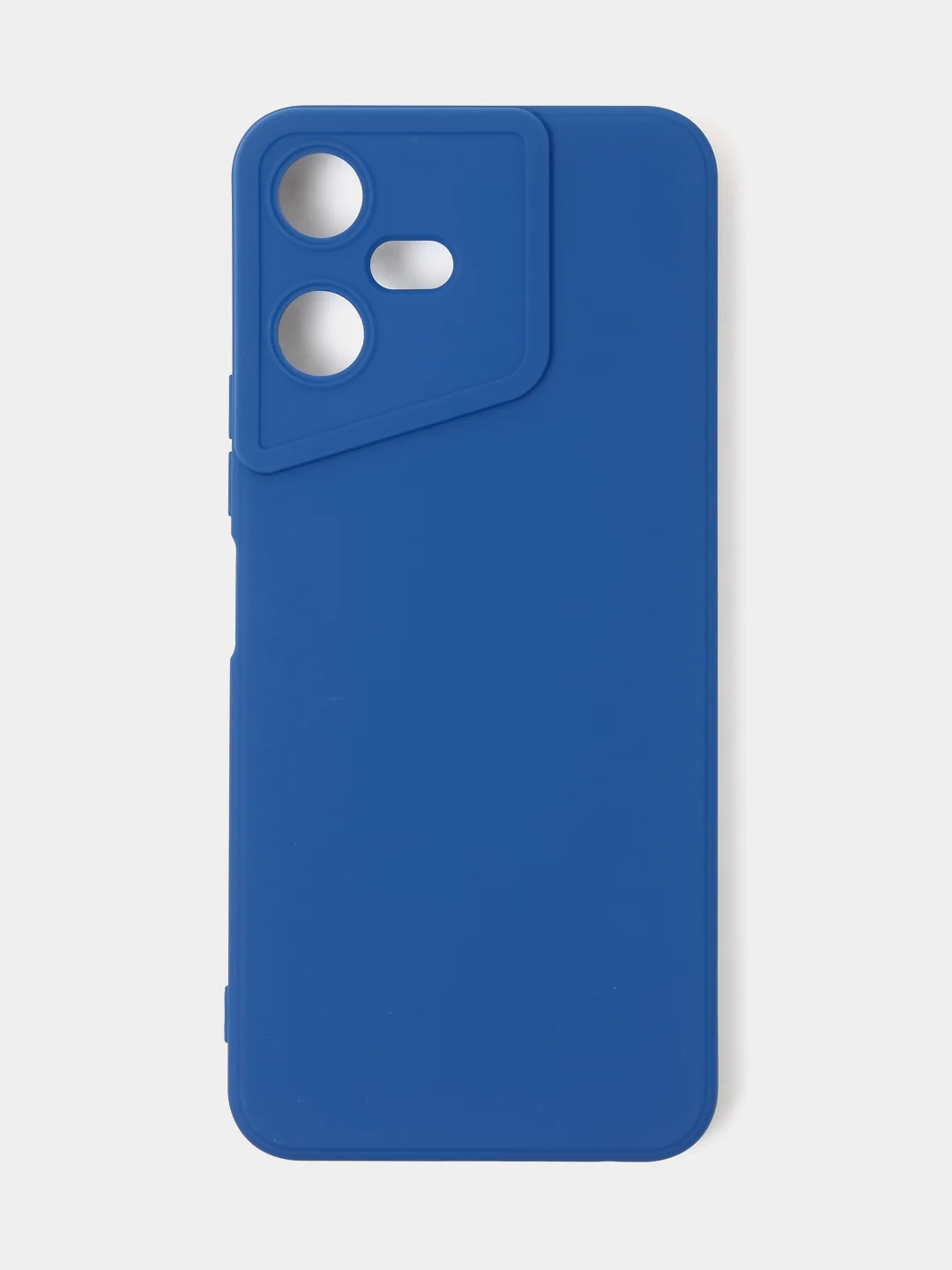 Синий чехол для Tecno Pova Neo 3, цветной, матовый, с дополнительной защитой камеры