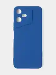 Синий чехол для Tecno Pova Neo 3, цветной, матовый, с дополнительной защитой камеры