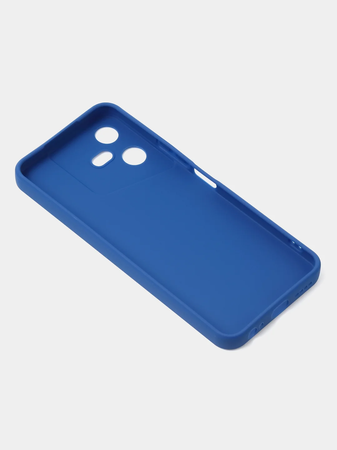 Синий чехол для Tecno Pova Neo 3, цветной, матовый, с дополнительной защитой камеры