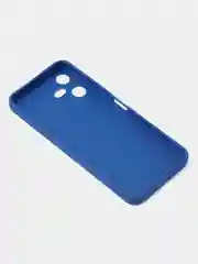 Синий чехол для Tecno Pova Neo 3, цветной, матовый, с дополнительной защитой камеры